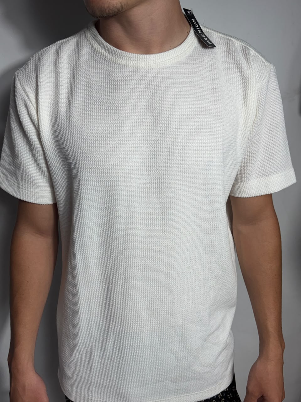 Camiseta Hiffer Masculina Branca – Tricot Roma Premium