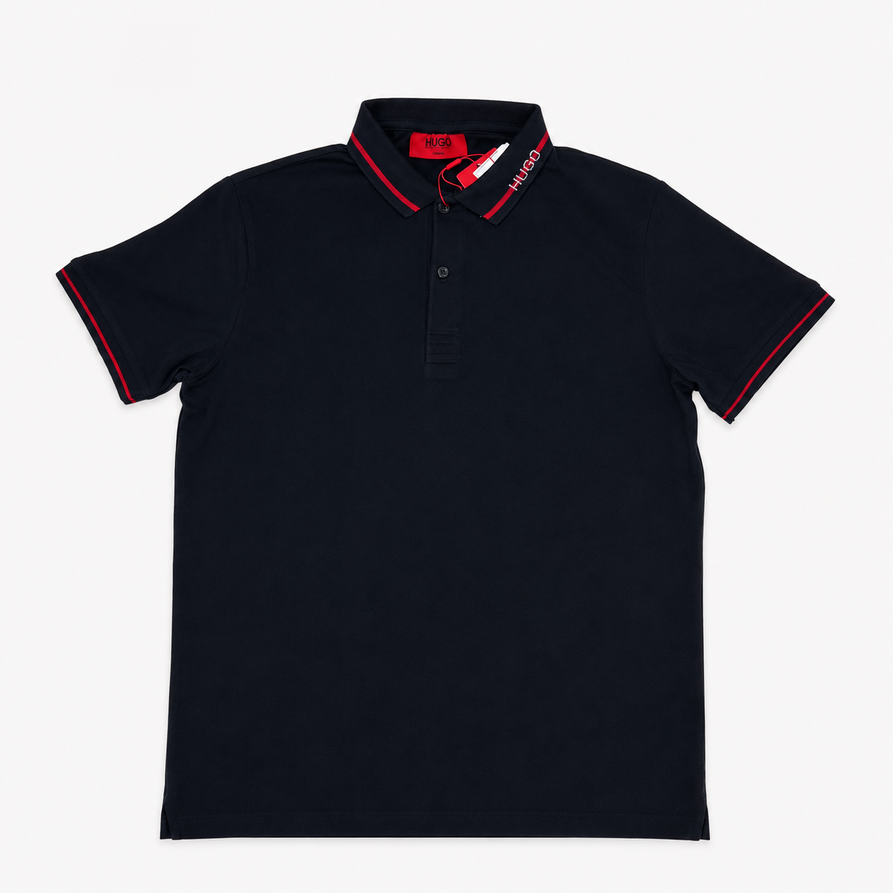 Camisa Polo Hugo – Preta | Malha Piquet Premium