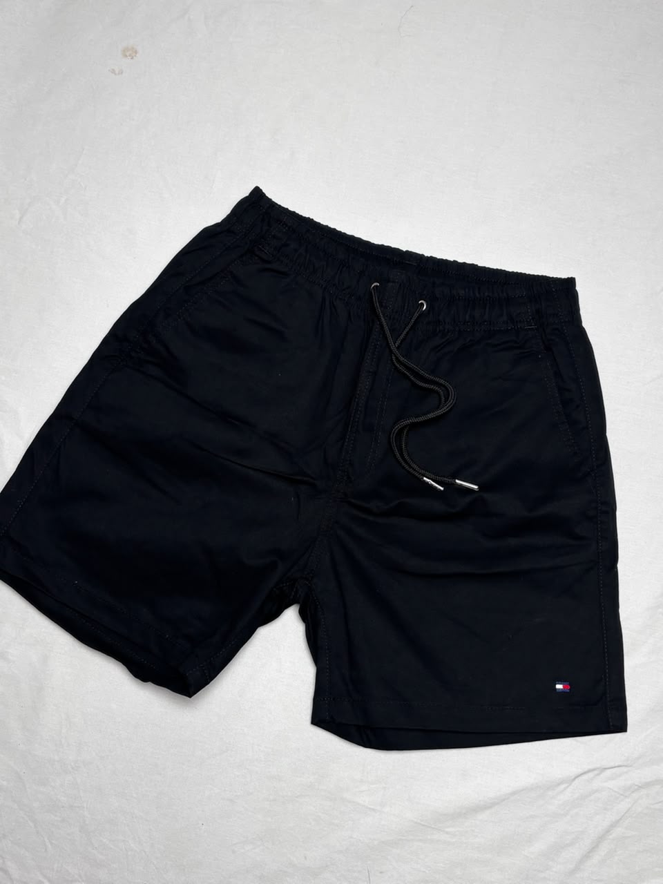 Short Tommy Hilfiger Sarja Peletizada – Preto